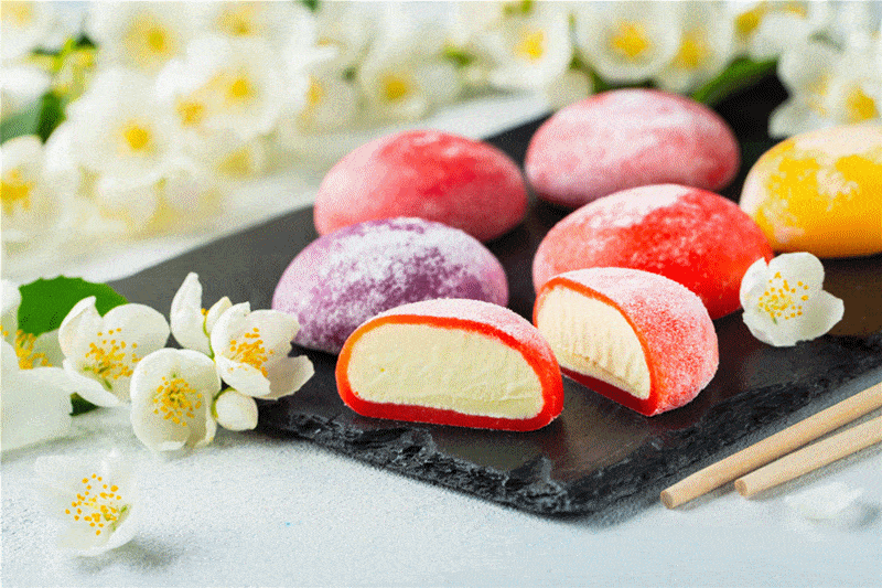 Recette de mochi daifuku à base d’anko