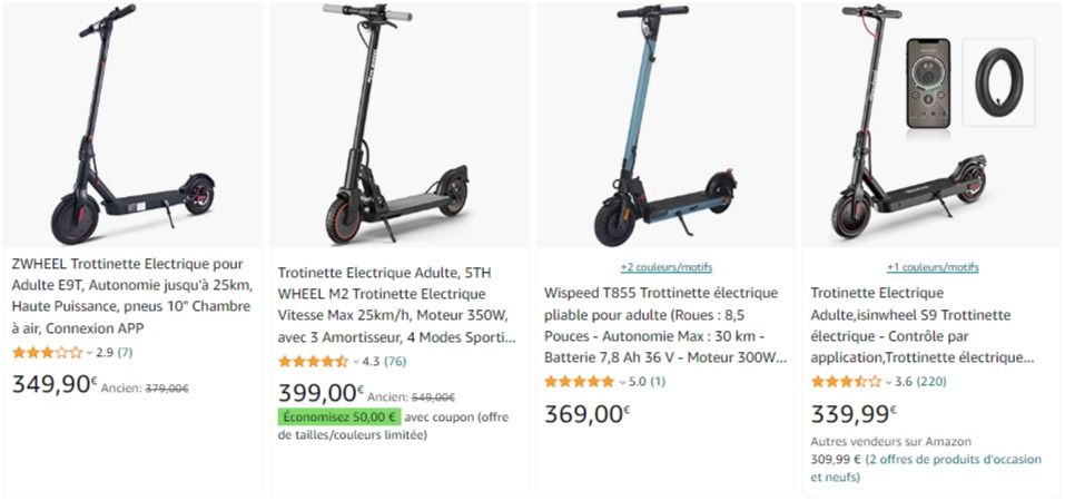 trottinette electrique - www.amazon.fr pas cher