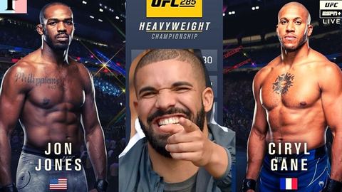 Jon Jones vs Ciryl Gane UFC : Le chanteur canadien DRAKE gagne une somme folle et inattendue