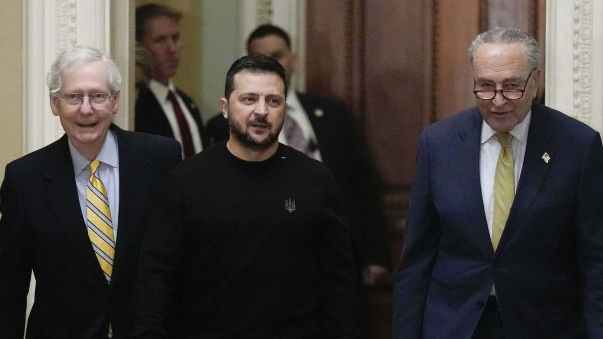 Volodymyr Zelensky se rend au Congrès américain, l'avenir d'une aide vitale pour Kiev étant en suspens