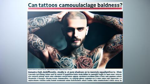 Le tatouage peut-il camoufler la calvitie ?
