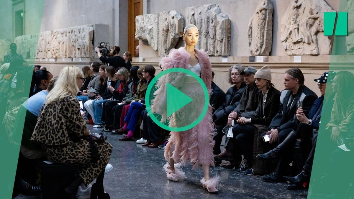 La Grèce outrée par un défilé de mode à la Fashion Week de Londres devant la frise du Parthénon d'Athènes