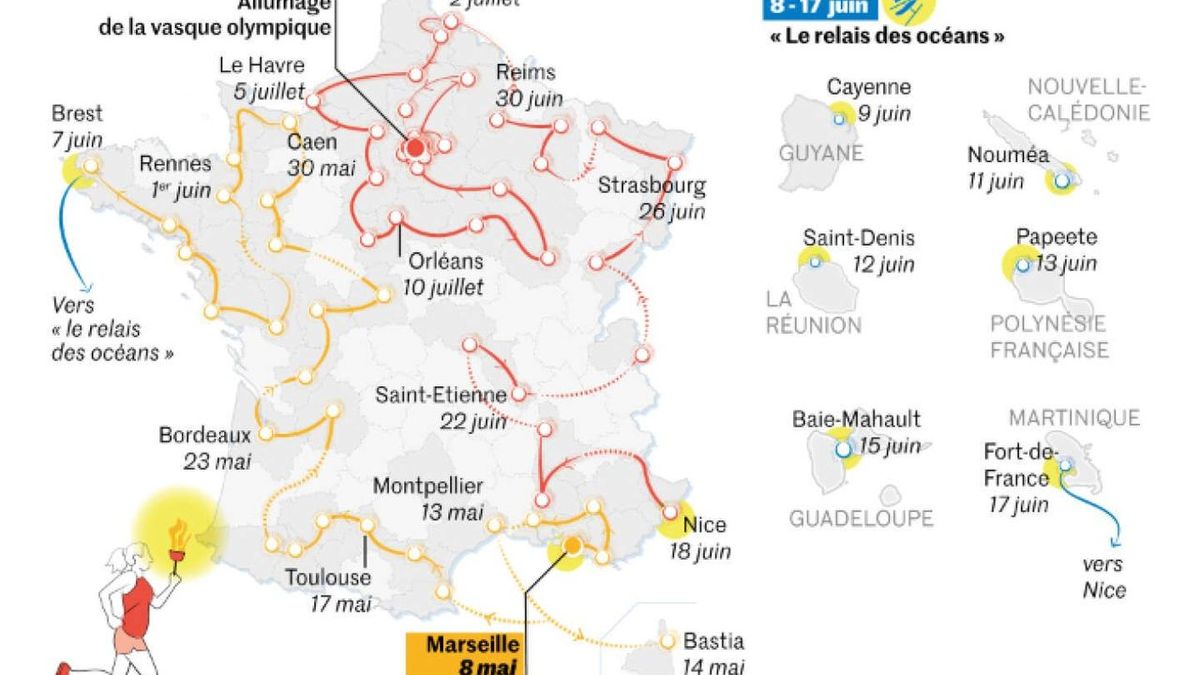 Le parcours de la torche olympique passe-t-il près de votre domicile ? Consultez notre calendrier