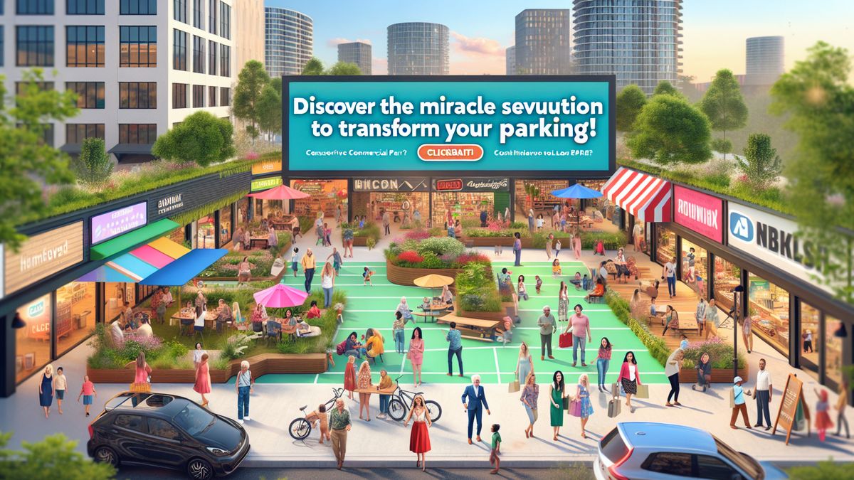 Have you discovered the miracle solution to transform your commercial parking lot into a real asset?