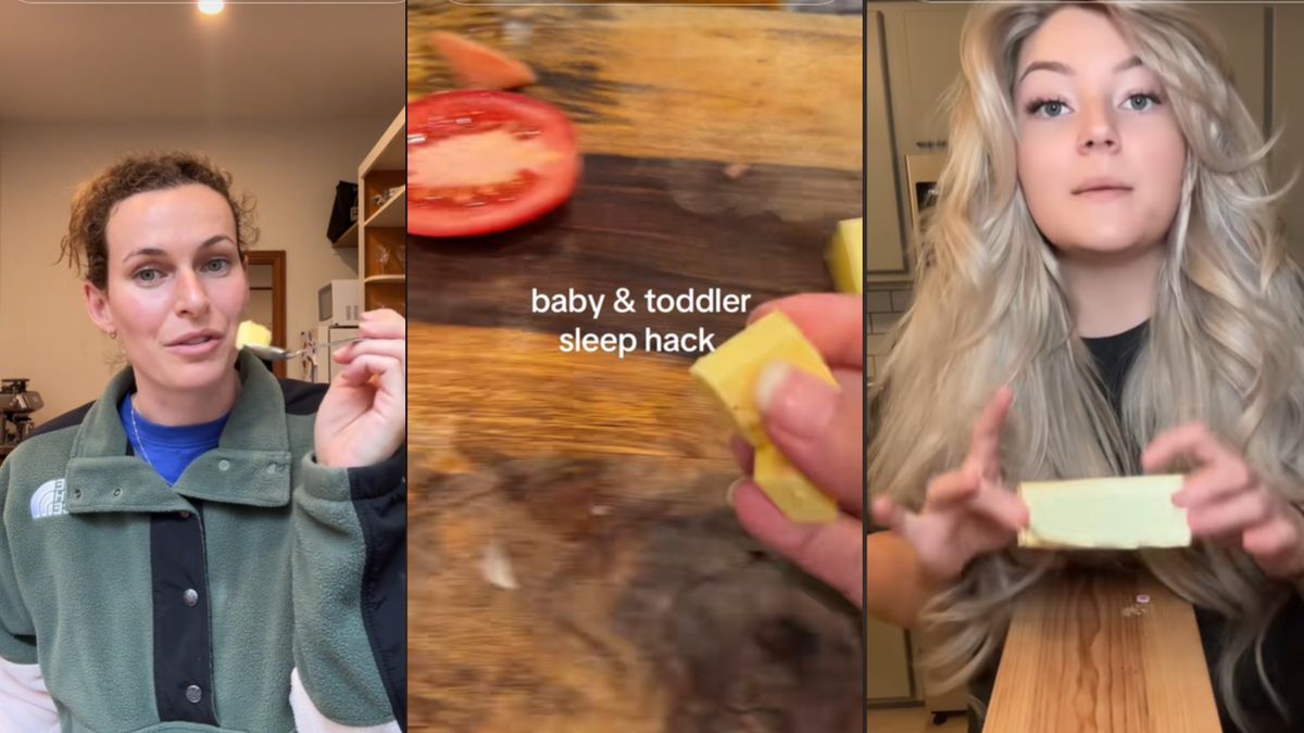 TikTok a tort : Donner du beurre à son bébé pour qu’il dorme mieux n'est pas un miracle