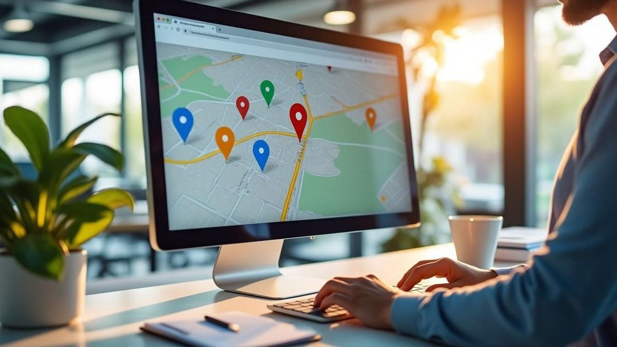comment apparaître sur google map
