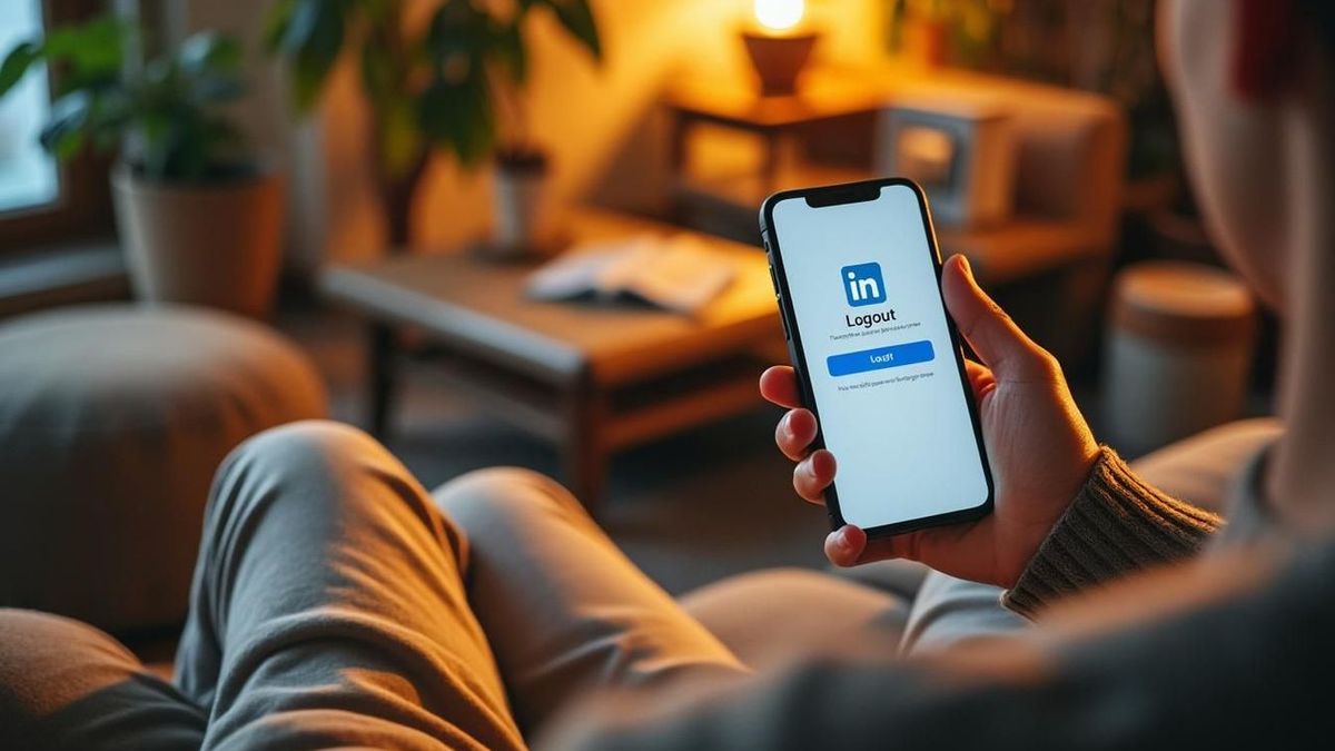 comment se déconnecter de linkedin sur mobile