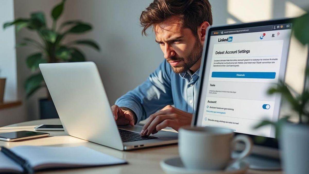 comment supprimer définitivement un compte linkedin