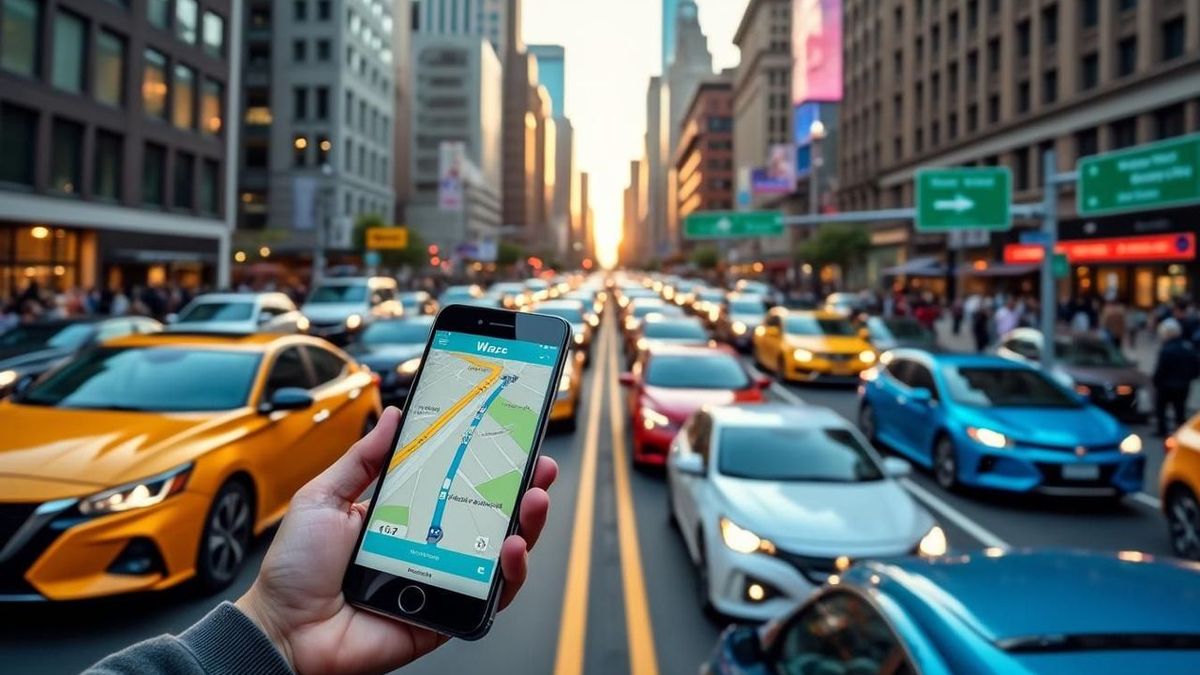 comment voir les bouchons sur waze ?
