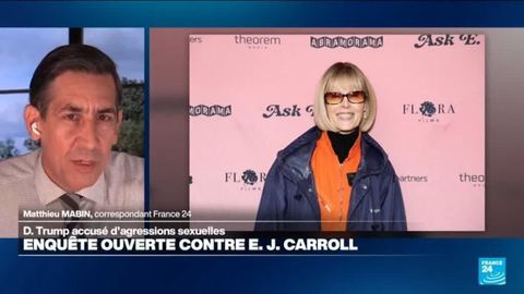 Enquête contre E. Jean Carroll, accusatrice de Trump.