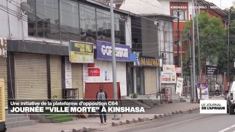 Opération 'ville morte' à Kinshasa par la coalition C64